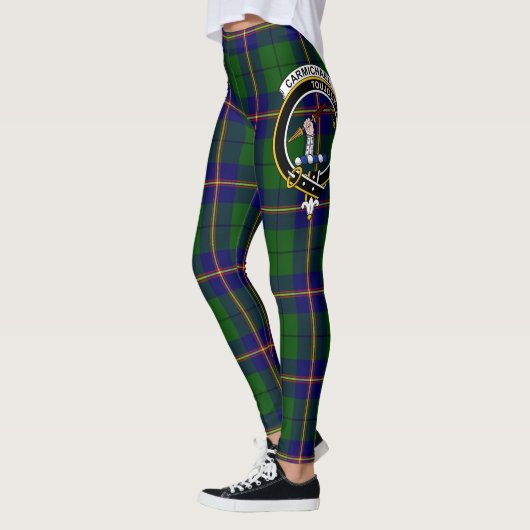 Scotstee Clan Carmichael Modern Crest Tartan Vrouw Leggings (Links)