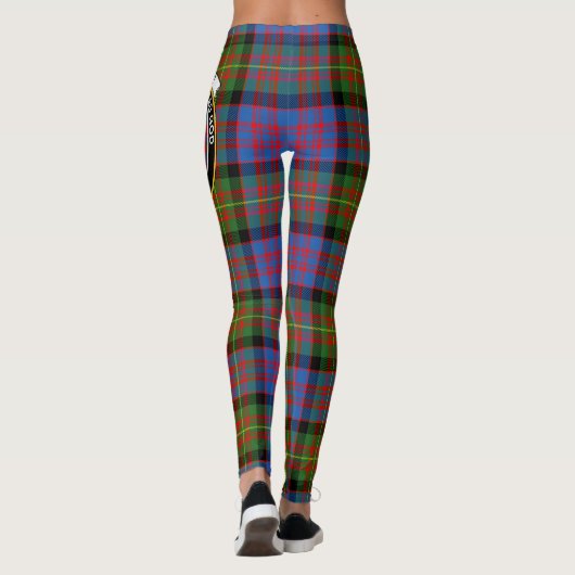 Scotstee Clan Carnegie Ancient Crest Tartan Vrouwe Leggings (Achterkant)