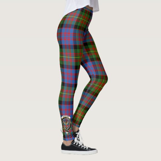 Scotstee Clan Carnegie Ancient Crest Tartan Vrouwe Leggings (Rechts)