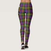 Scotstee Clan Carnegie Crest Tartan Vrouwen Leggin Leggings (Achterkant)