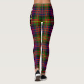 Scotstee Clan Carnegie Modern Crest Tartan Vrouwen Leggings (Achterkant)