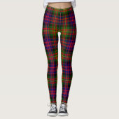 Scotstee Clan Carnegie Modern Tartan Vrouwen Legge Leggings (Voorkant)