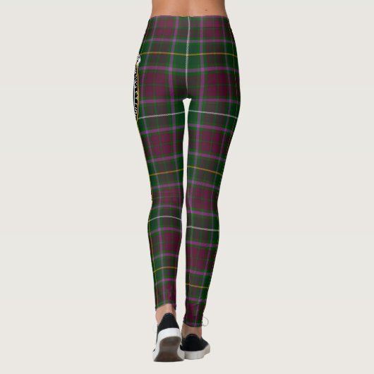 Scotstee Clan Carruthers Crest Tartan Vrouwen Leggings (Achterkant)