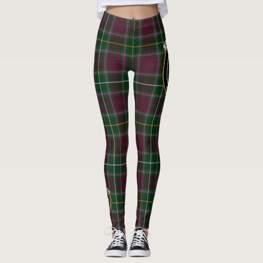 Scotstee Clan Carruthers Crest Tartan Vrouwen Leggings (Voorkant)