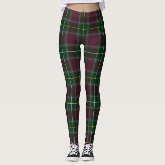 Scotstee Clan Carruthers Tartan Vrouwen Leggings (Voorkant)