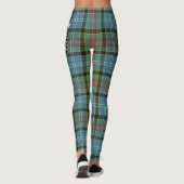 Scotstee Clan Cathcart Crest Tartan Vrouwen Leggin Leggings (Achterkant)