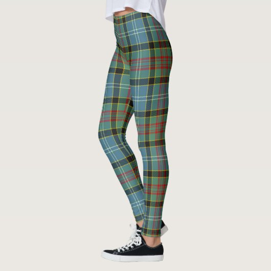 Scotstee Clan Cathcart Tartan Vrouwelijke Leggings (Links)