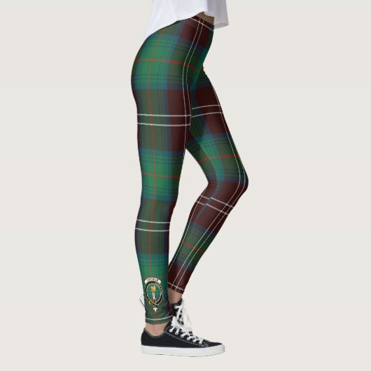 Scotstee Clan Chisholm Hunting Ancient Crest Tarta Leggings (Rechts)