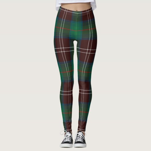 Scotstee Clan Chisholm Hunting Ancient Tartan Wome Leggings (Voorkant)