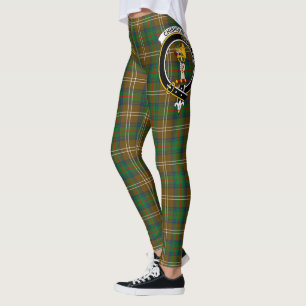 Scotstee Clan Chisholm Hunting Crest Tartan Women Leggings