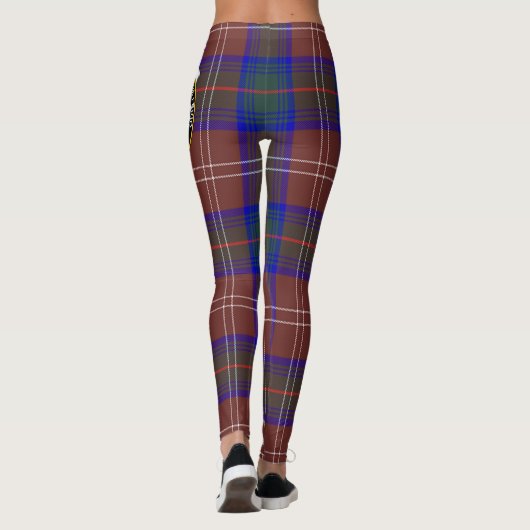 Scotstee Clan Chisholm Hunting Modern Crest Tartan Leggings (Achterkant)