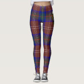Scotstee Clan Chisholm Hunting Modern Crest Tartan Leggings (Voorkant)