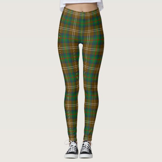 Scotstee Clan Chisholm Hunting Tartan Women Leggings (Voorkant)