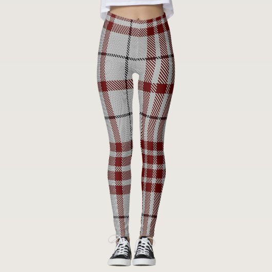 Scotstee Clan Clayton Tartan Vrouwen Leggings (Voorkant)