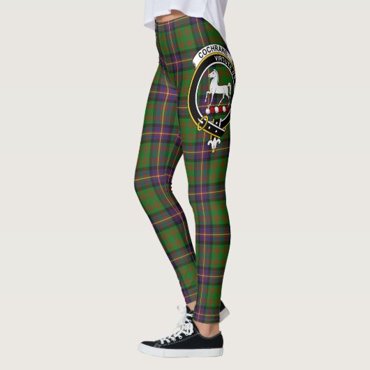 Scotstee Clan Cochrane Hunting Crest Tartan Women Leggings (Links)