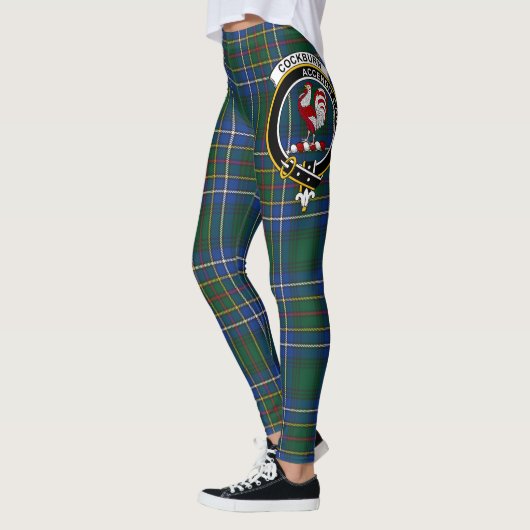 Scotstee Clan Cockburn Ancient Crest Tartan Vrouwe Leggings (Links)