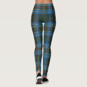 Scotstee Clan Cockburn Crest Tartan Vrouwen Leggin Leggings (Achterkant)