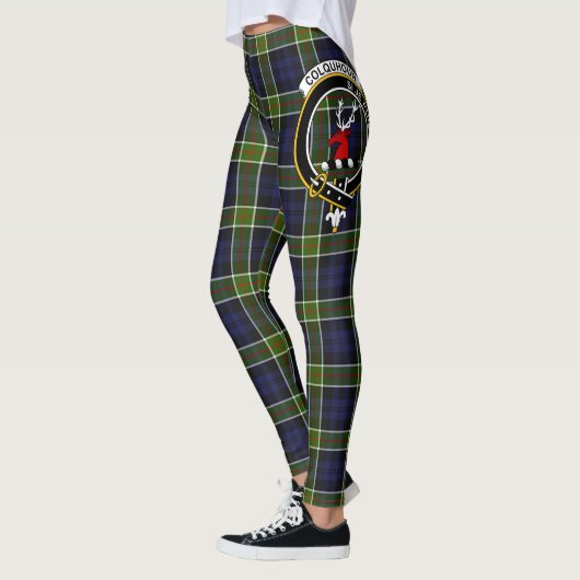 Scotstee Clan Colquhoun Crest Tartan Vrouwen Legge Leggings (Links)