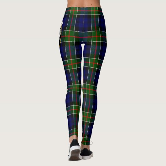 Scotstee Clan Colquhoun Modern Crest Tartan Vrouwe Leggings (Achterkant)