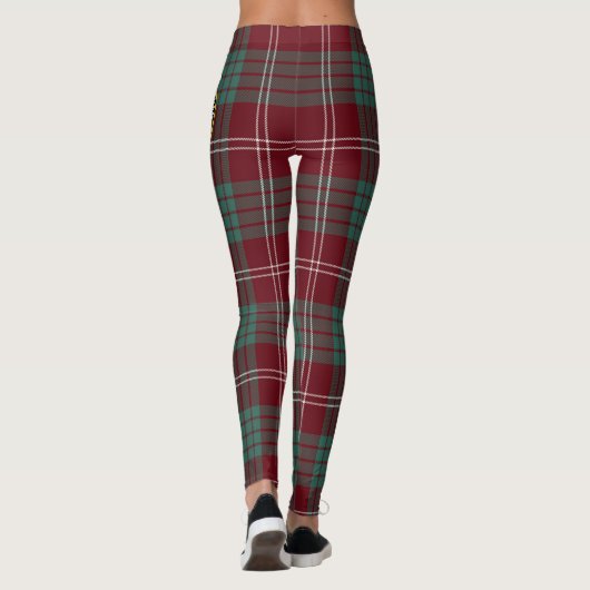 Scotstee Clan Crawford Crest Tartan Women Leggings (Achterkant)