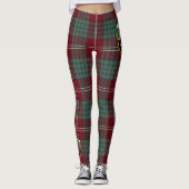 Scotstee Clan Crawford Crest Tartan Women Leggings (Voorkant)