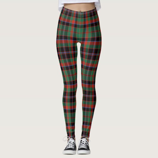 Scotstee Clan Cumming Hunting Ancient Tartan Women Leggings (Voorkant)