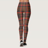 Scotstee Clan Cumming Hunting Weathered Tartan Wom Leggings (Achterkant)