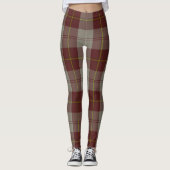 Scotstee Clan Cunningham Burgundy Dancers Tartan W Leggings (Voorkant)