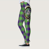 Scotstee Clan Dalrymple Crest Tartan Vrouwen Legge Leggings (Links)