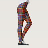 Scotstee Clan Dalrymple Organische Tartan Vrouwen Leggings (Rechts)