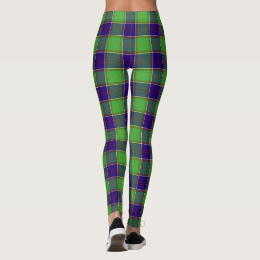 Scotstee Clan Dalrymple Tartan Vrouwen Leggings (Achterkant)
