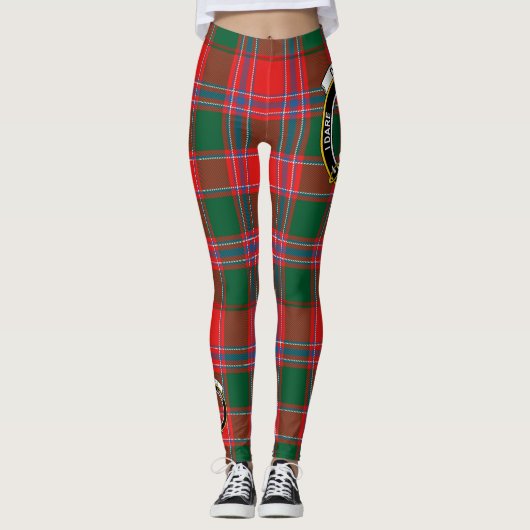 Scotstee Clan Dalzell Crest Tartan Vrouwen Legging (Voorkant)