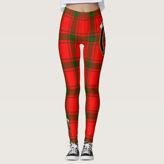 Scotstee Clan Darroch Crest Tartan Vrouwen Legging (Voorkant)