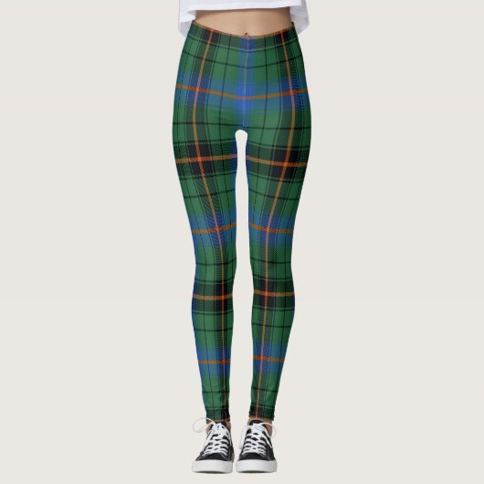Scotstee Clan Davidson Ancient Tartan Women Leggings (Voorkant)