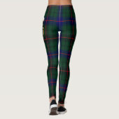 Scotstee Clan Davidson Crest Tartan Women Leggings (Achterkant)