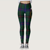 Scotstee Clan Davidson Crest Tartan Women Leggings (Voorkant)