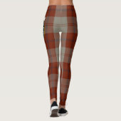 Scotstee Clan Davidson Dress Dancers Crest Tartan Leggings (Achterkant)