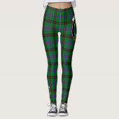 Scotstee Clan Davidson Modern Crest Tartan Vrouwen Leggings (Voorkant)
