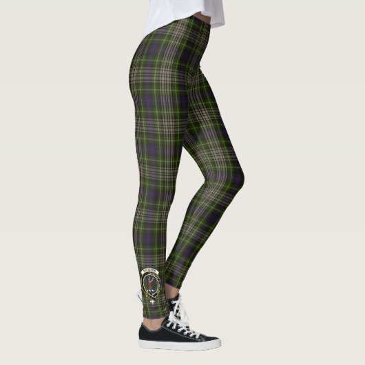 Scotstee Clan Davidson Tulloch Dress Crest Tartan Leggings (Rechts)