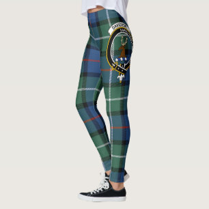 Scotstee Clan Davidson van Tulloch Crest Tartan Leggings