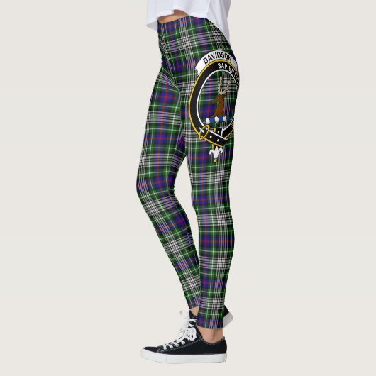 Scotstee Clan Davidson van Tulloch Dress Crest Leggings (Links)
