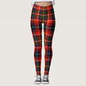 Scotstee Clan Denniston Organische Tartan Vrouwen Leggings (Voorkant)