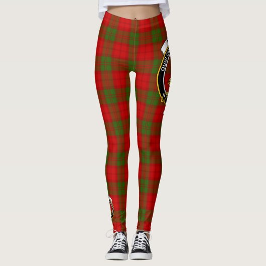 Scotstee Clan Dewar Crest Tartan Vrouwen Leggings (Voorkant)
