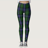 Scotstee Clan Donnachaidh Robertson Green Tartan W Leggings (Voorkant)