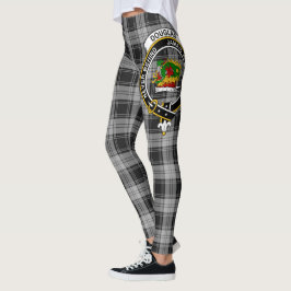 Scotstee Clan Douglas Gray Crest Tartan Vrouwen Leggings