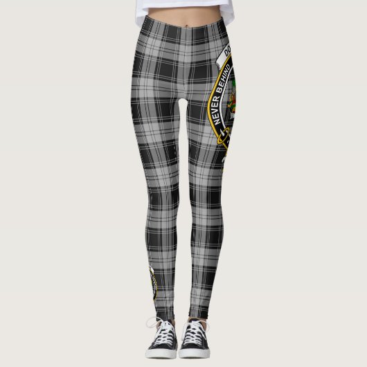 Scotstee Clan Douglas Gray Crest Tartan Vrouwen Leggings (Voorkant)