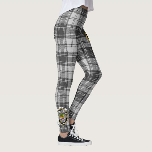 Scotstee Clan Douglas Gray Modern Crest Tartan Leggings (Rechts)