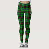 Scotstee Clan Douglas Green Crest Tartan Vrouwen Leggings (Voorkant)