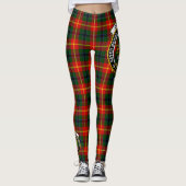 Scotstee Clan Douglas of Roxburgh Crest Tartan Leggings (Voorkant)