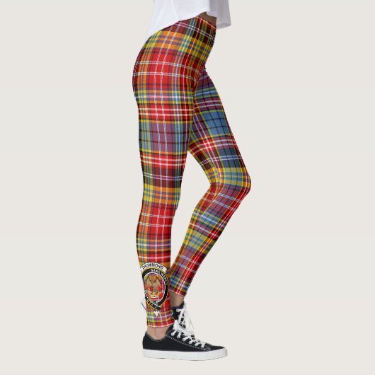 Scotstee Clan Drummond van Strathallan Crest Tarta Leggings (Rechts)